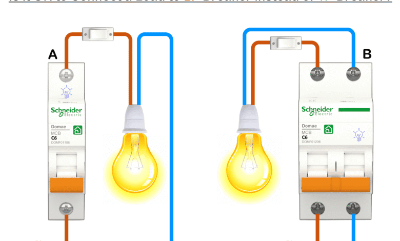 Use a 2-Pole Breaker Instead of a 1-Pole Breaker