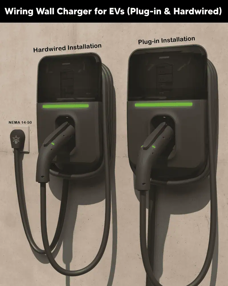 Wiring Wall Charger for EVs (Plug-in & Hardwired)