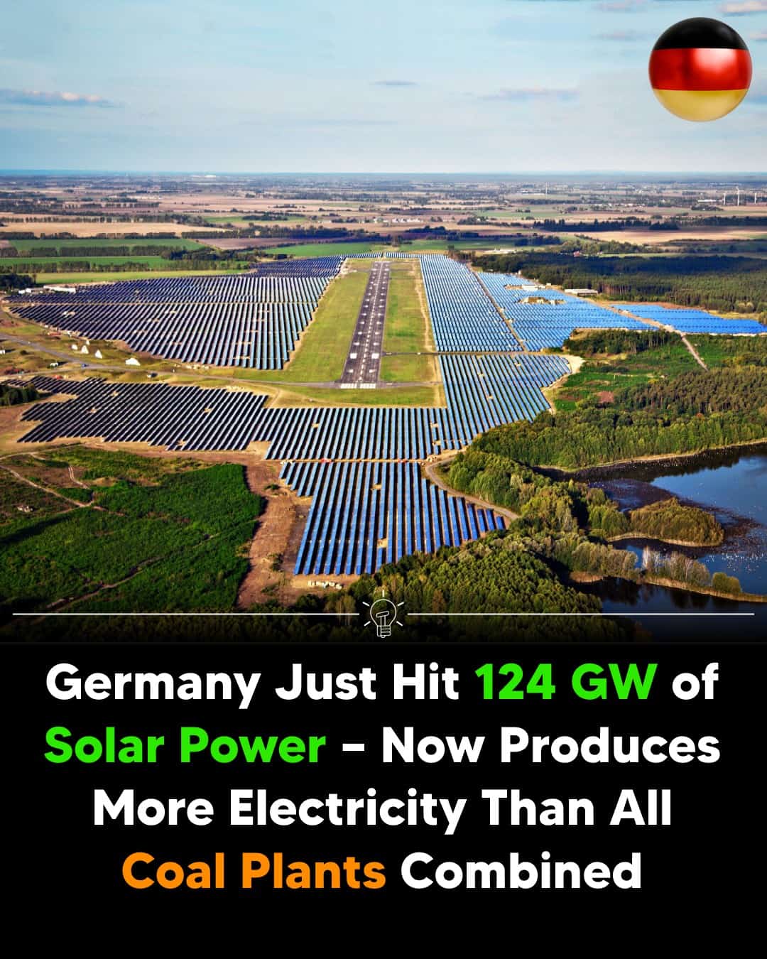 Germany Just Hit 124 GW of Solar Power - Now Produces More Electricity Than All Coal Plant Combined