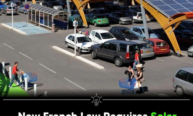 New French Law Requires Solar Panels Over Parking Areas