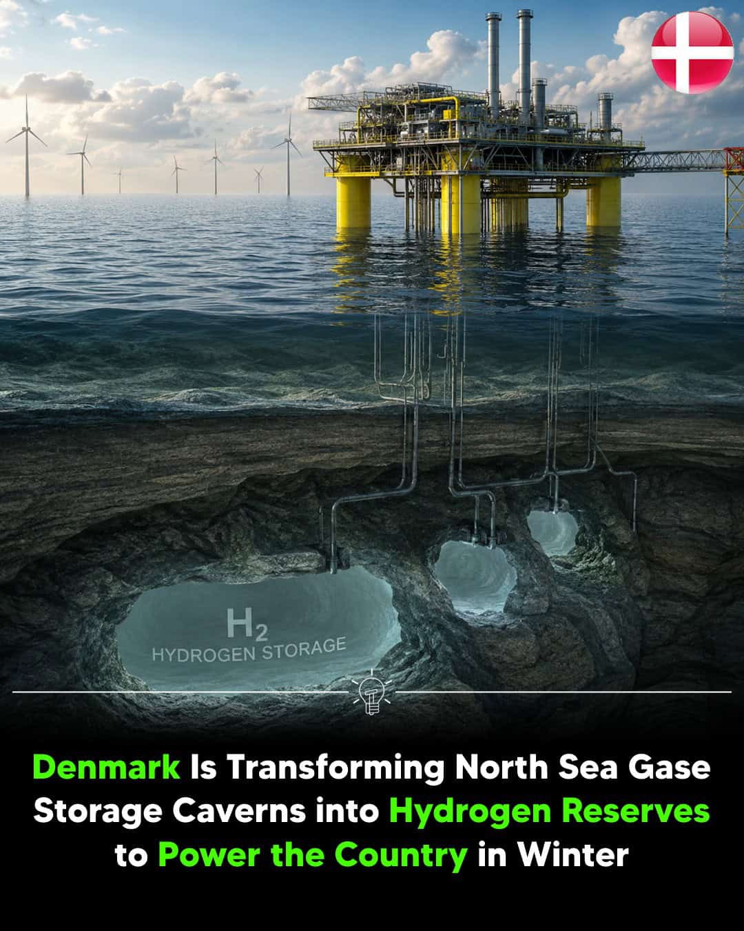 Denmark Turns Gas Caverns Into Winter Hydrogen Storage