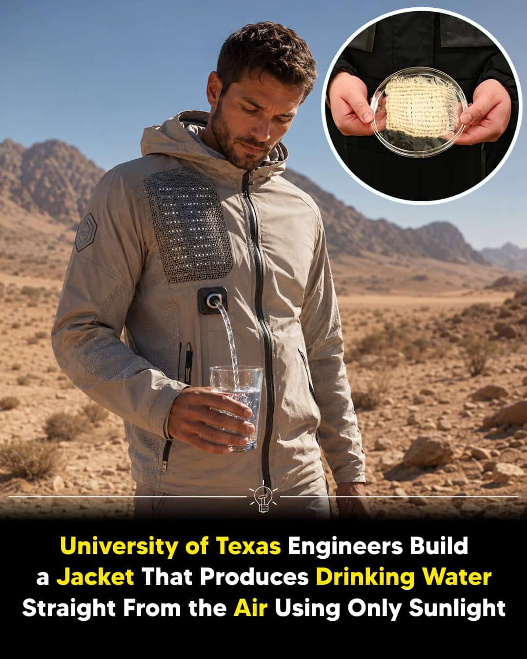 Jacket Produces Water