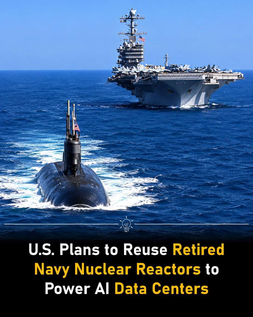 Retired US Navy Nuclear Reactors to Power AI Data Centers