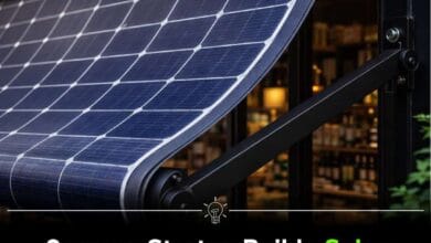 Solar Awnings for Shopfronts to Generate Electricity