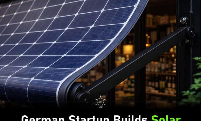 Solar Awnings for Shopfronts to Generate Electricity