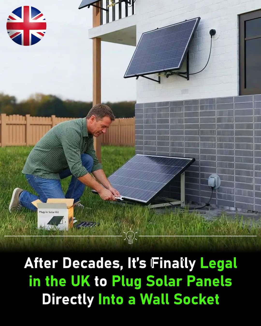 UK Legalize Plug-in Solar Panels