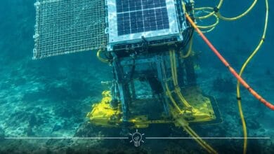 Underwater Solar Power Plant