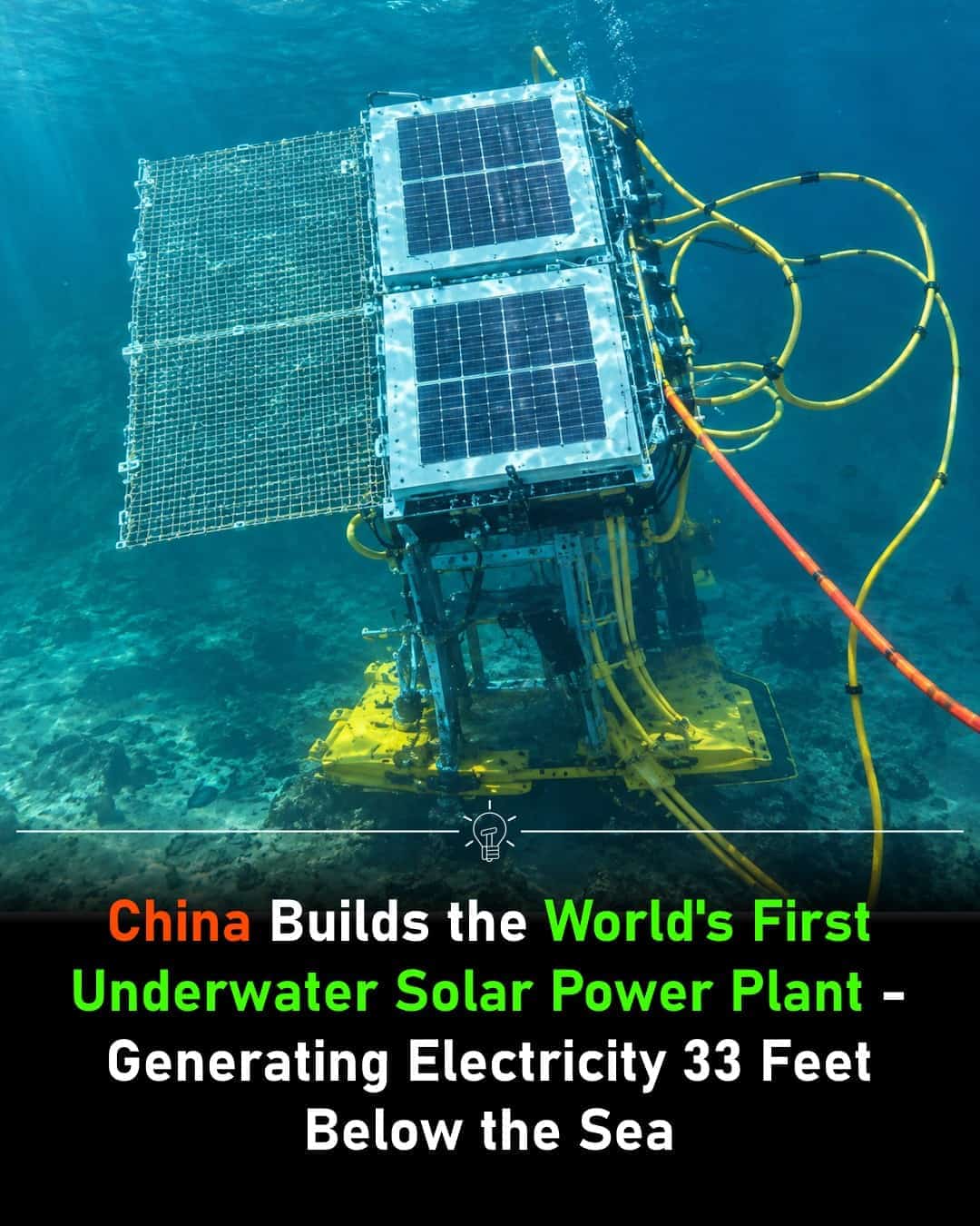 Underwater Solar Power Plant