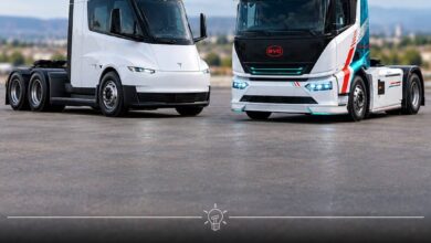 BYD Electric Truck vs Tesla Semi